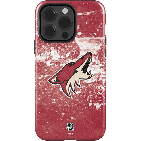 NHL Arizona Coyotes Frozen iPhone 15 Pro Impact Case