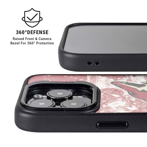 NHL Arizona Coyotes Frozen iPhone 15 Pro Kickstand Case
