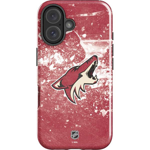 NHL Arizona Coyotes Frozen iPhone 16 Plus Impact Case