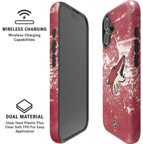 NHL Arizona Coyotes Frozen iPhone 16 Plus Magsafe Impact Case