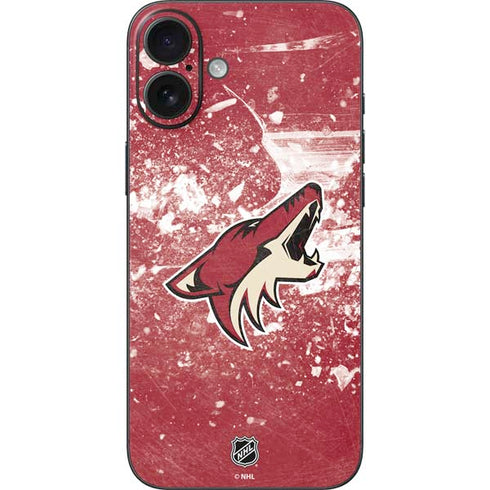 NHL Arizona Coyotes Frozen iPhone 16 Plus Skin
