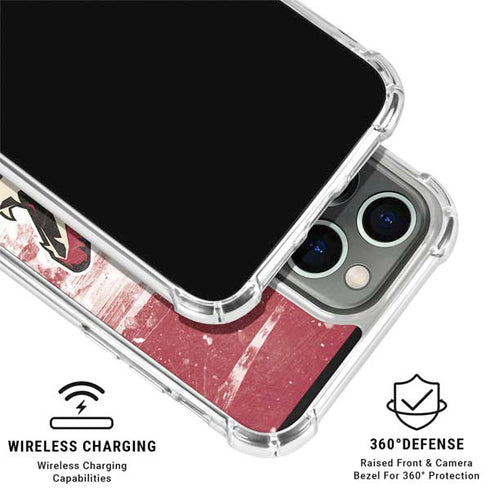 NHL Arizona Coyotes Frozen iPhone 16 Pro Max Clear Case