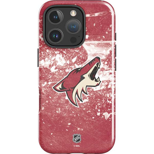 NHL Arizona Coyotes Frozen iPhone 16 Pro Max Impact Case