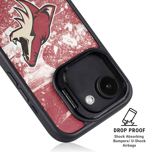 NHL Arizona Coyotes Frozen iPhone 16e Kickstand Case