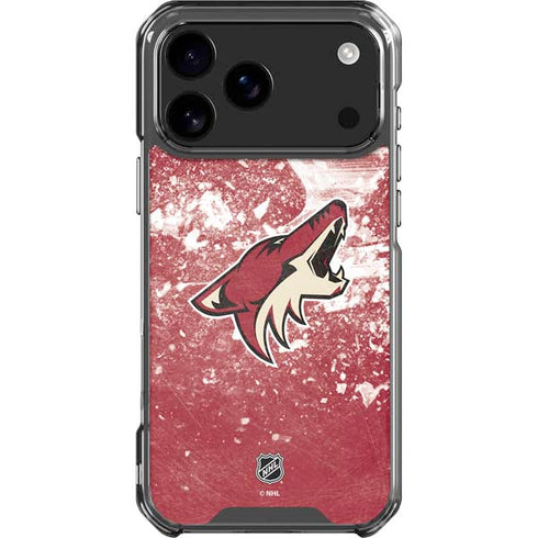NHL Arizona Coyotes Frozen iPhone 18 Pro Max Clear Case