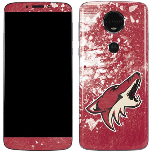 NHL Arizona Coyotes Frozen Moto E5 Plus Skin