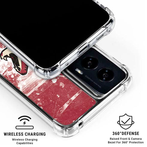 NHL Arizona Coyotes Frozen Moto G Power 5G (2024) Clear Case