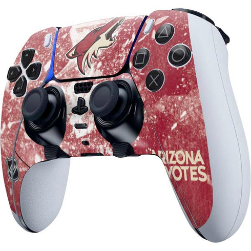 NHL Arizona Coyotes Frozen PS5 DualSense Edge Pro Controller Skin