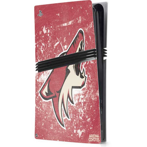 NHL Arizona Coyotes Frozen PS5 Pro Console Skin