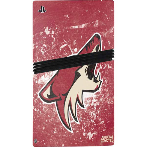 NHL Arizona Coyotes Frozen PS5 Pro Console Skin