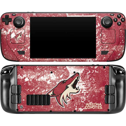 NHL Arizona Coyotes Frozen Steam Deck Handheld Gaming Computer OLED Skin