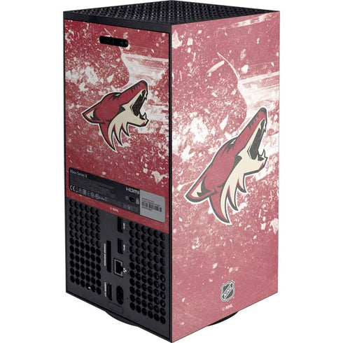 NHL Arizona Coyotes Frozen XBox Series X Digital Edition Console Skin
