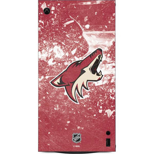 NHL Arizona Coyotes Frozen XBox Series X Digital Edition Console Skin
