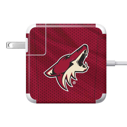NHL Arizona Coyotes Home Jersey 85W Power Adapter (15 and 17 inch MacBook Pro Charger) Skin