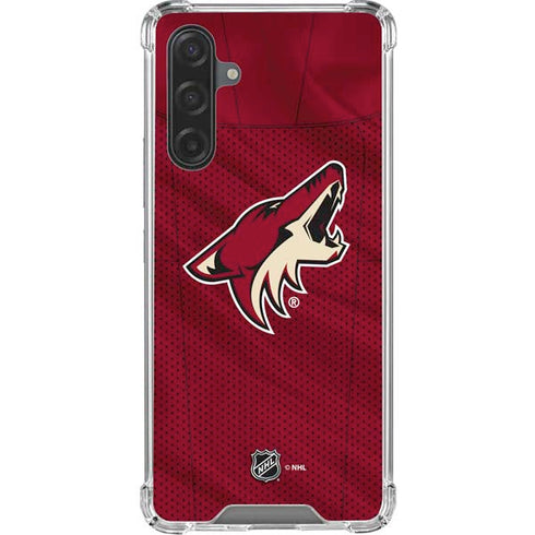 NHL Arizona Coyotes Home Jersey Galaxy A17 Clear Case