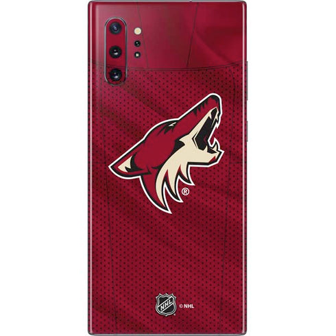NHL Arizona Coyotes Home Jersey Galaxy Note 10 Plus Skin