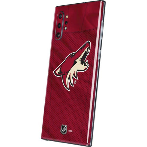 NHL Arizona Coyotes Home Jersey Galaxy Note 10 Plus Skin