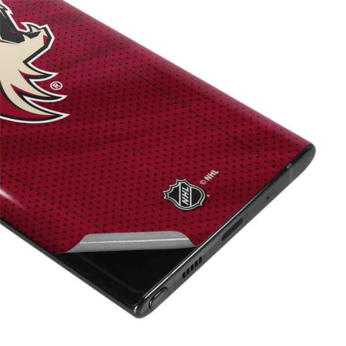 NHL Arizona Coyotes Home Jersey Galaxy Note 10 Plus Skin