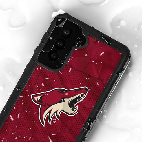 NHL Arizona Coyotes Home Jersey Galaxy S24 Plus Waterproof Case