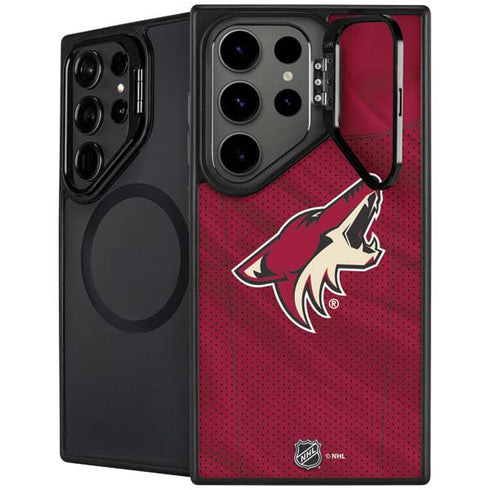 NHL Arizona Coyotes Home Jersey Galaxy S25 Ultra Kickstand Case