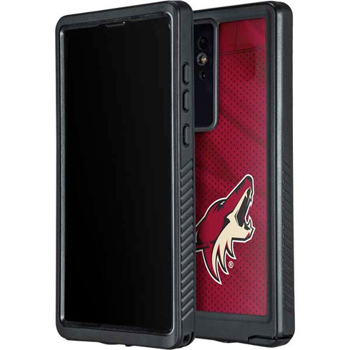 NHL Arizona Coyotes Home Jersey Galaxy S24 Ultra Waterproof Case