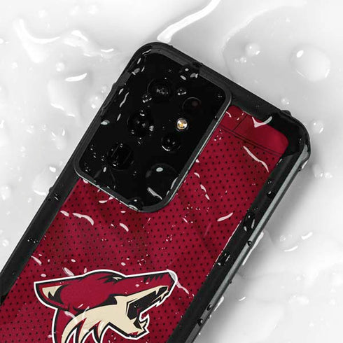 NHL Arizona Coyotes Home Jersey Galaxy S24 Ultra Waterproof Case