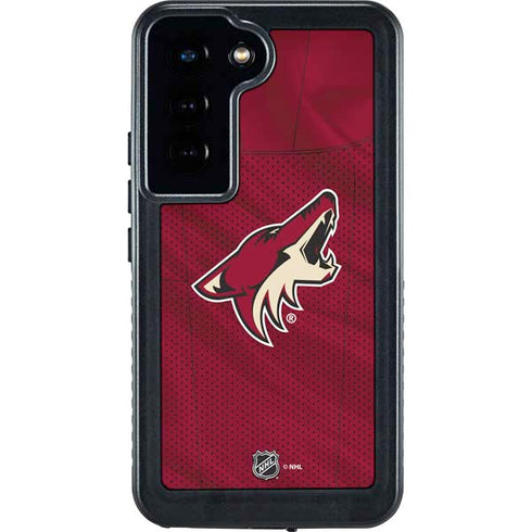 NHL Arizona Coyotes Home Jersey Galaxy S24 Waterproof Case