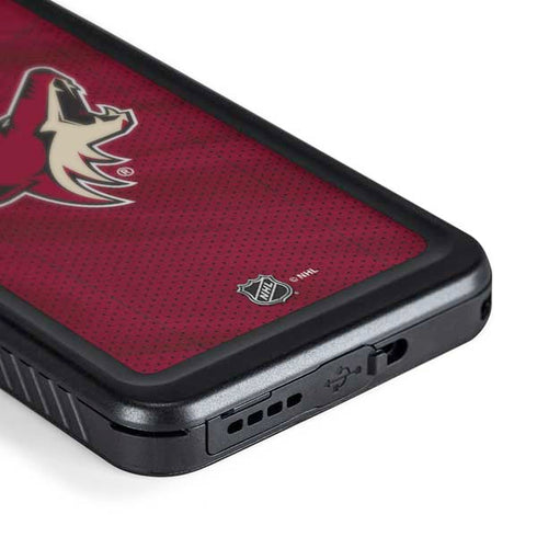 NHL Arizona Coyotes Home Jersey Galaxy S24 Waterproof Case