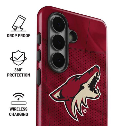 NHL Arizona Coyotes Home Jersey Galaxy S26 Impact Case
