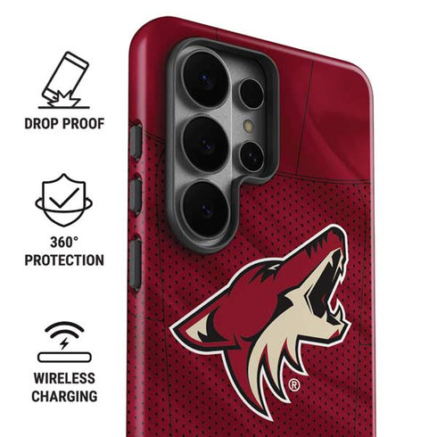 NHL Arizona Coyotes Home Jersey Galaxy S26 Ultra Impact Case