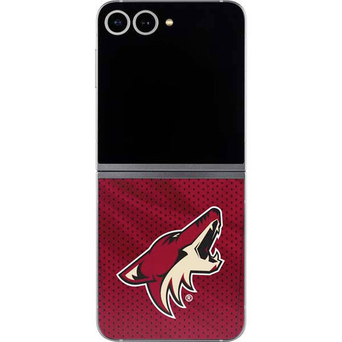 NHL Arizona Coyotes Home Jersey Galaxy Z Flip6 Skin