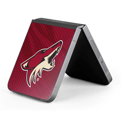 NHL Arizona Coyotes Home Jersey Galaxy Z Flip6 Skin