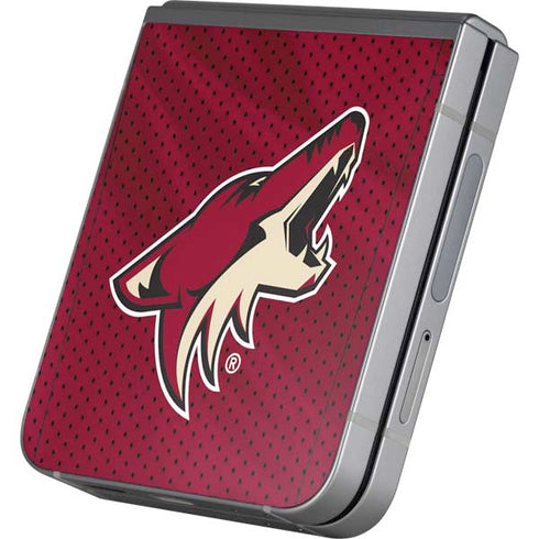 NHL Arizona Coyotes Home Jersey Galaxy Z Flip6 Skin