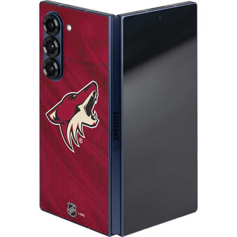 NHL Arizona Coyotes Home Jersey Galaxy Z Fold6 Skin