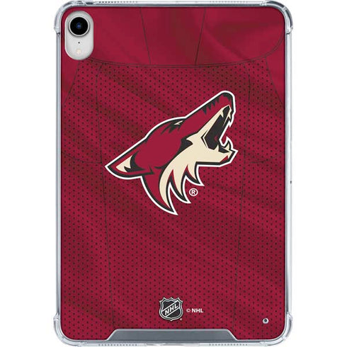 NHL Arizona Coyotes Home Jersey iPad 11th Gen (2025) Clear Case