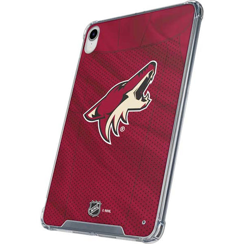 NHL Arizona Coyotes Home Jersey iPad 11th Gen (2025) Clear Case