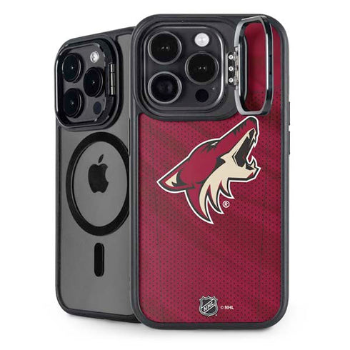 NHL Arizona Coyotes Home Jersey iPhone 13 Pro Max Kickstand Case