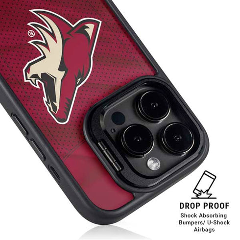 NHL Arizona Coyotes Home Jersey iPhone 13 Pro Max Kickstand Case