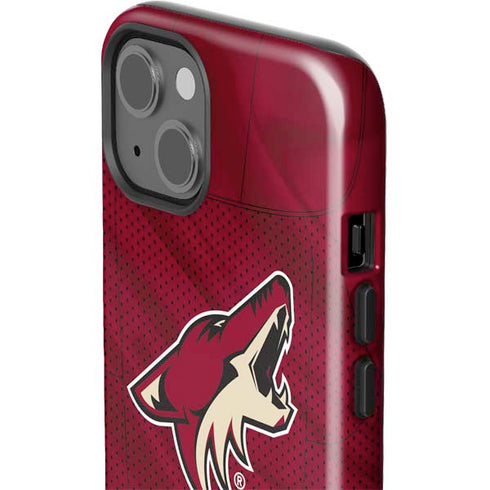 NHL Arizona Coyotes Home Jersey iPhone 15 Plus Impact Case