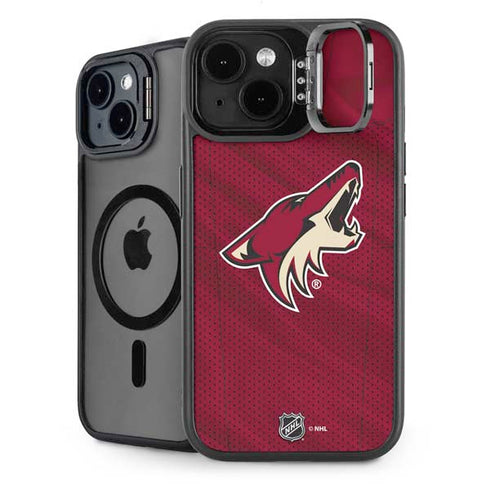 NHL Arizona Coyotes Home Jersey iPhone 15 Plus Kickstand Case