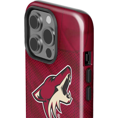 NHL Arizona Coyotes Home Jersey iPhone 15 Pro Impact Case