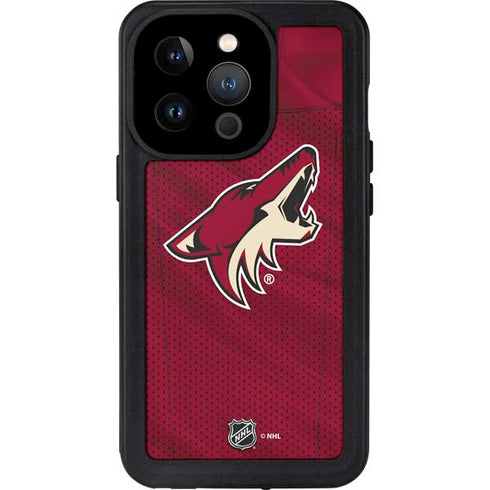 NHL Arizona Coyotes Home Jersey iPhone 15 Pro Waterproof Case