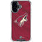 NHL Arizona Coyotes Home Jersey iPhone 16 Clear Case