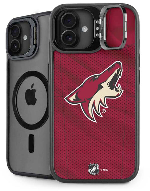 NHL Arizona Coyotes Home Jersey iPhone 16 Kickstand Case