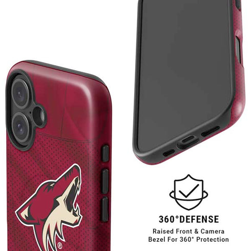 NHL Arizona Coyotes Home Jersey iPhone 16 Magsafe Impact Case