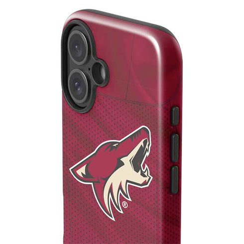 NHL Arizona Coyotes Home Jersey iPhone 16 Plus Impact Case
