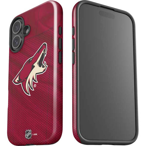 NHL Arizona Coyotes Home Jersey iPhone 16 Plus Impact Case