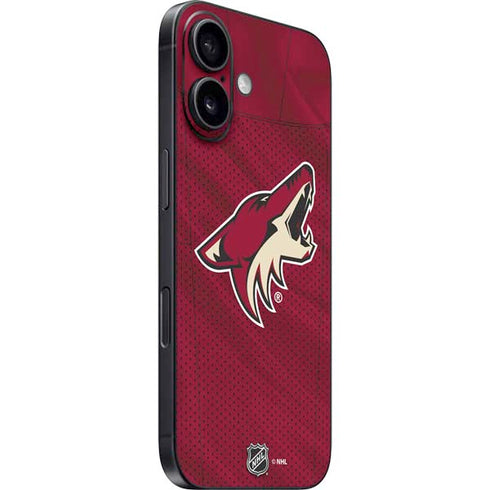NHL Arizona Coyotes Home Jersey iPhone 16 Plus Skin