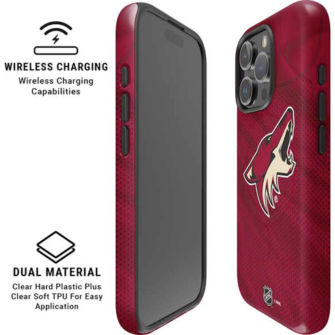 NHL Arizona Coyotes Home Jersey iPhone 16 Pro Magsafe Impact Case