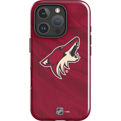 NHL Arizona Coyotes Home Jersey iPhone 16 Pro Max Impact Case